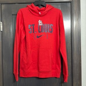 Nike NWT‎ Kids MLB St Louis Cardinals Nike Dri Fit Sweatshirt Pullover XL
